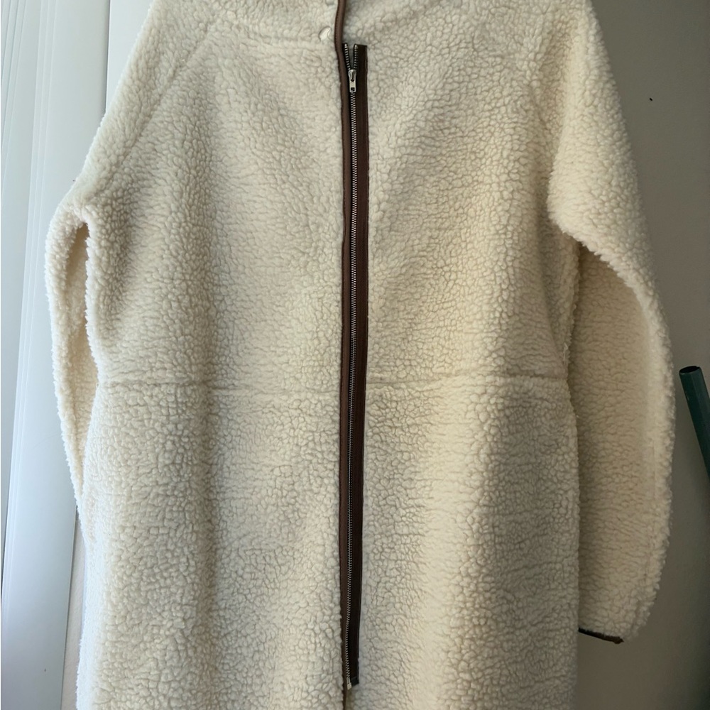 Elegant Cream Teddy Jacket
